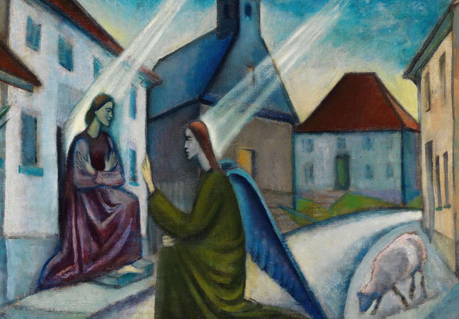 Reprodukcija „Apreiškimas“, Anita Rée (1919)