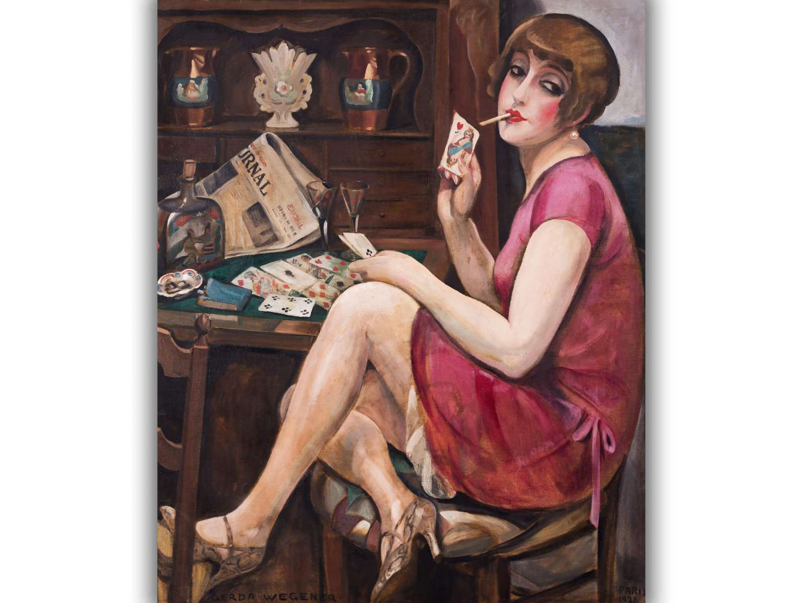 Reprodukcija „Lili portretas“, Gerda Wegener (1928)