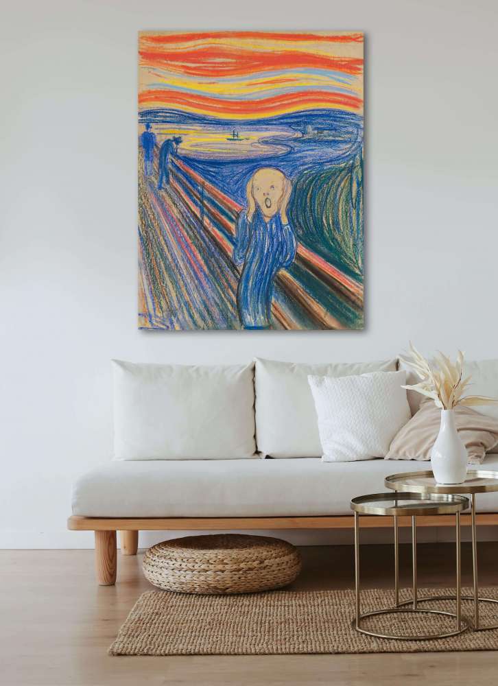 Reprodukcija „Klyksmas“, Edvard Munch (1895)