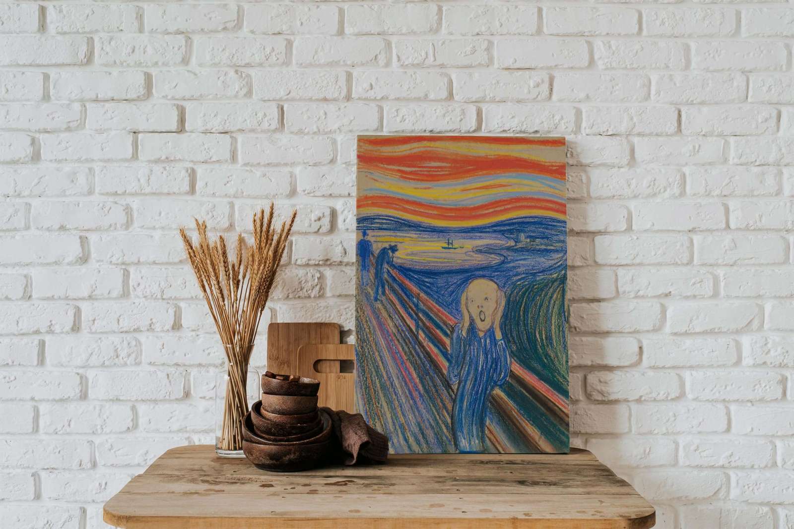 Reprodukcija „Klyksmas“, Edvard Munch (1895)