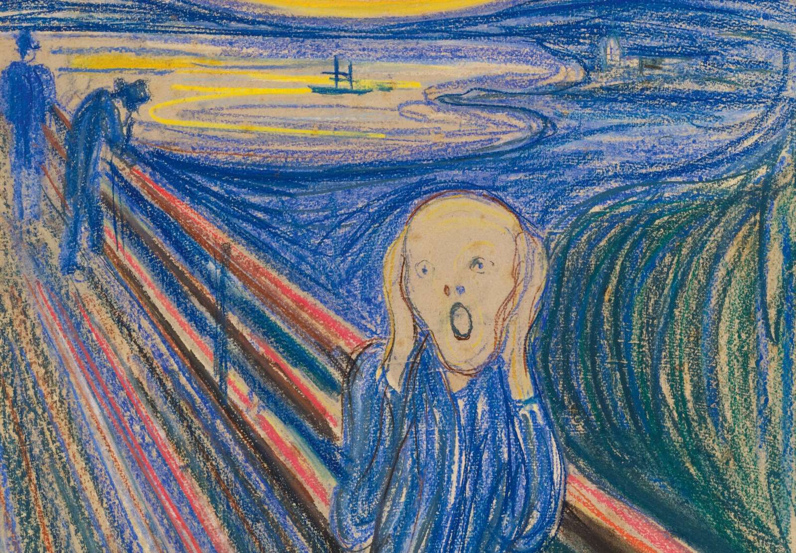 Reprodukcija „Klyksmas“, Edvard Munch (1895)