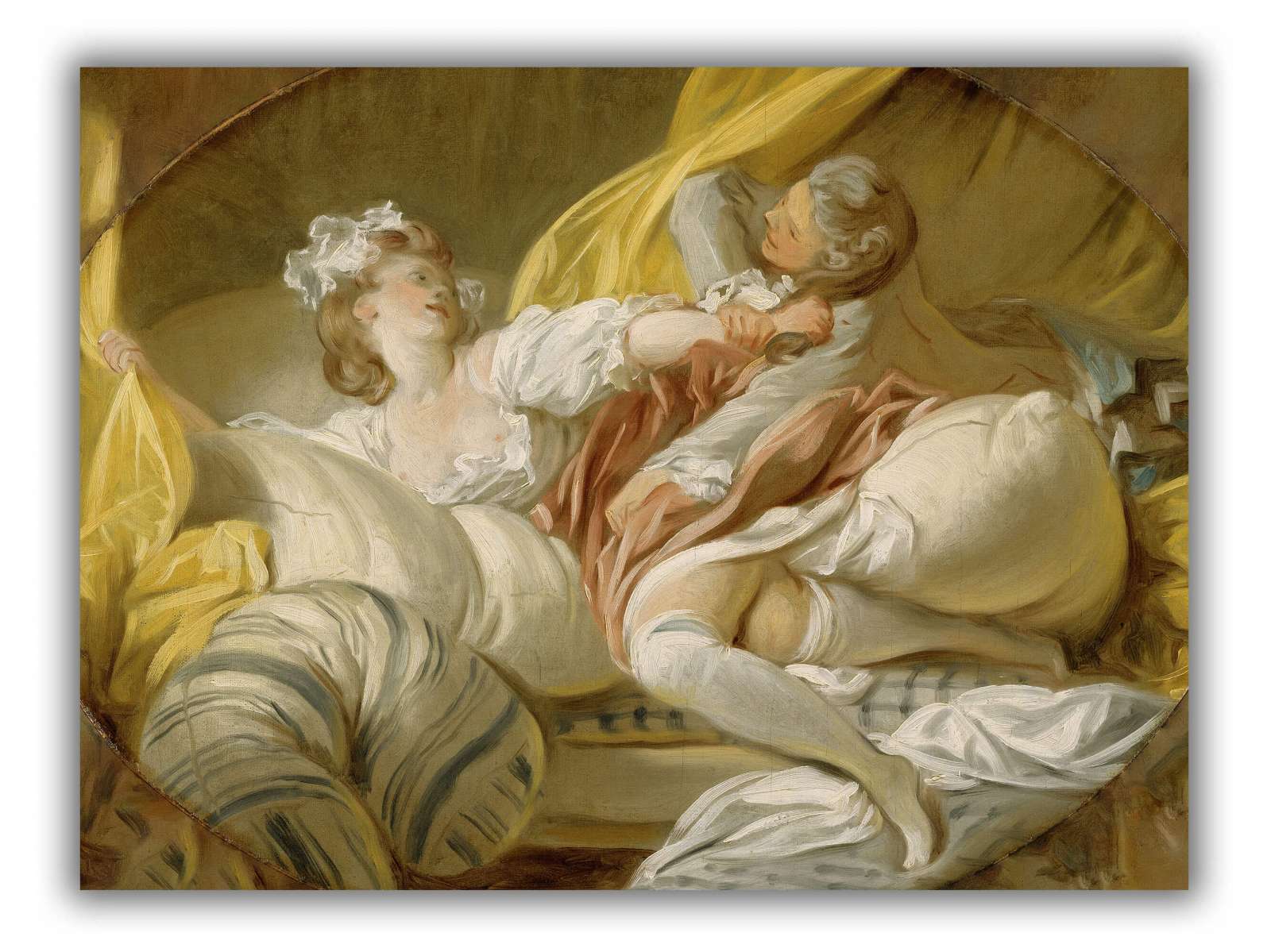 Reprodukcija „Graži tarnaitė“, Jean Honoré Fragonard