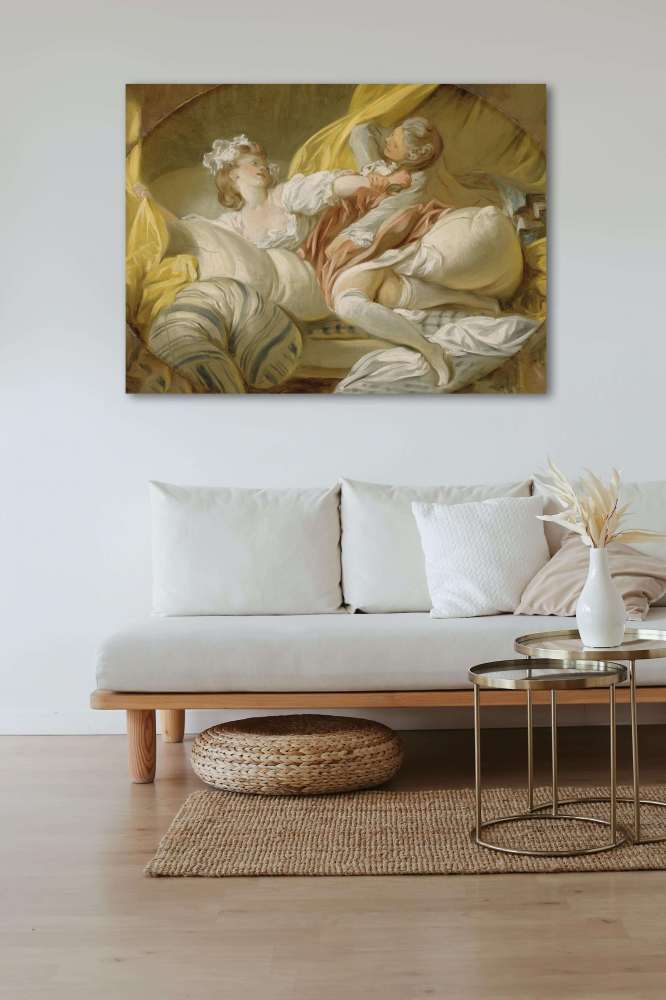 Reprodukcija „Graži tarnaitė“, Jean Honoré Fragonard