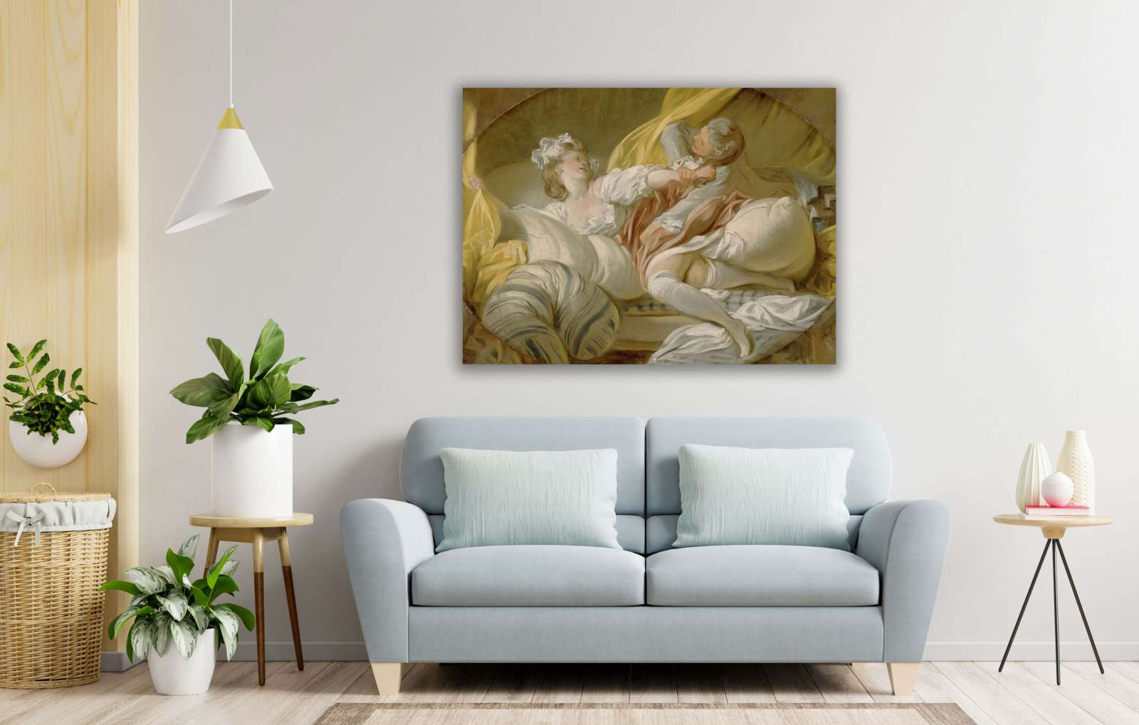 Reprodukcija „Graži tarnaitė“, Jean Honoré Fragonard