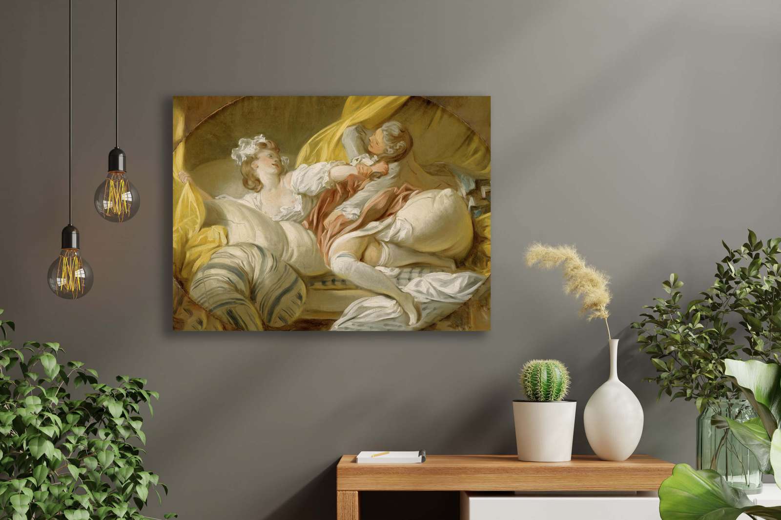 Reprodukcija „Graži tarnaitė“, Jean Honoré Fragonard