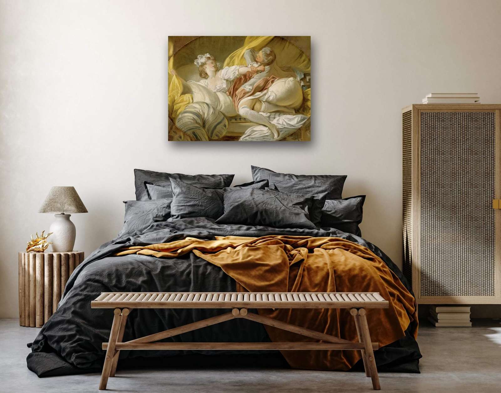 Reprodukcija „Graži tarnaitė“, Jean Honoré Fragonard