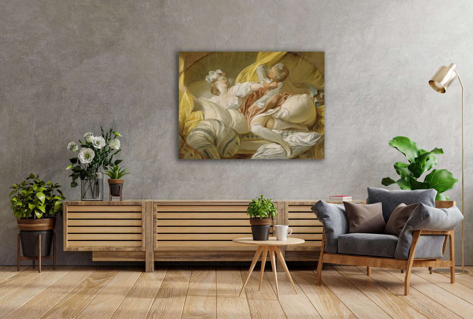 Reprodukcija „Graži tarnaitė“, Jean Honoré Fragonard