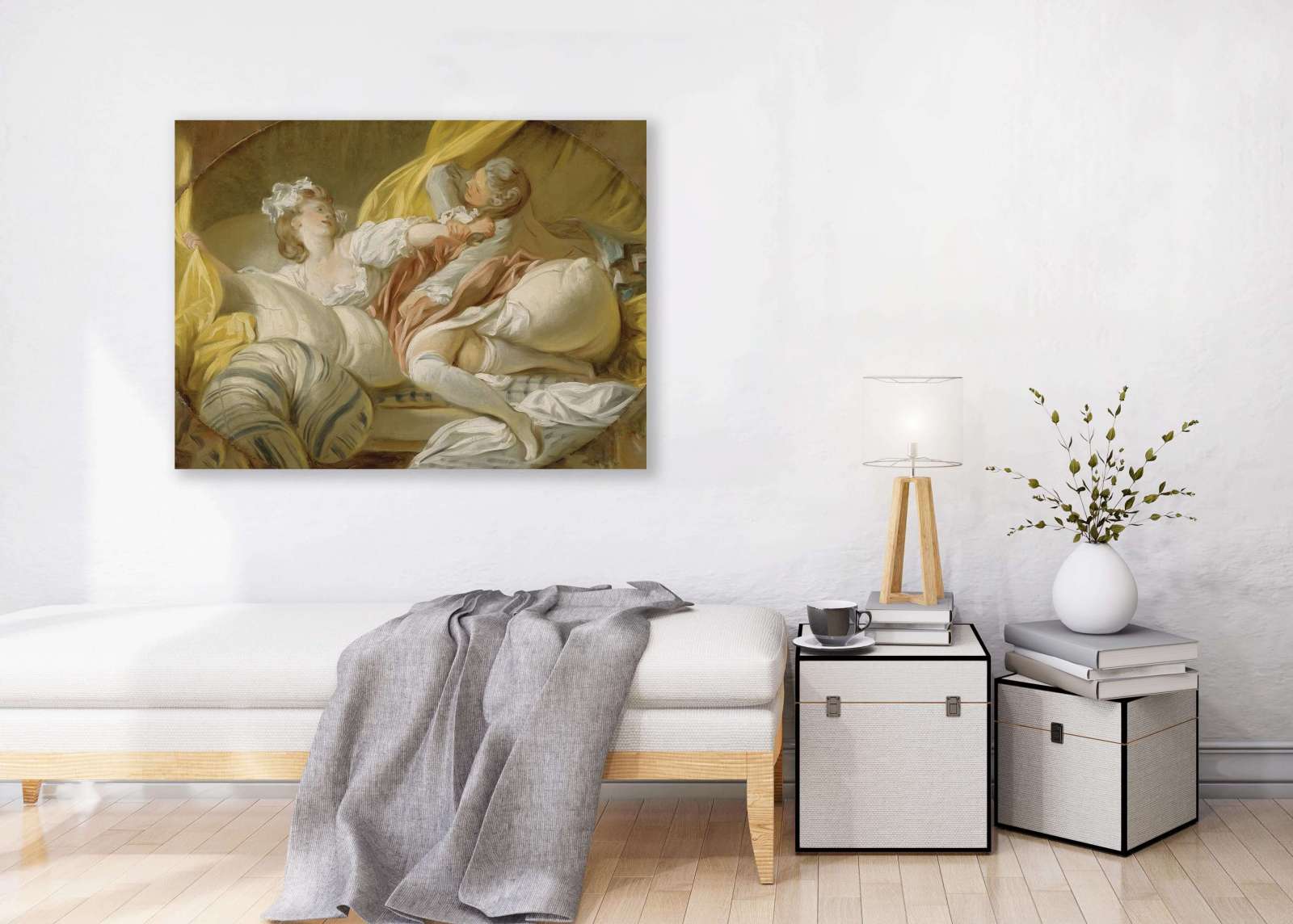 Reprodukcija „Graži tarnaitė“, Jean Honoré Fragonard