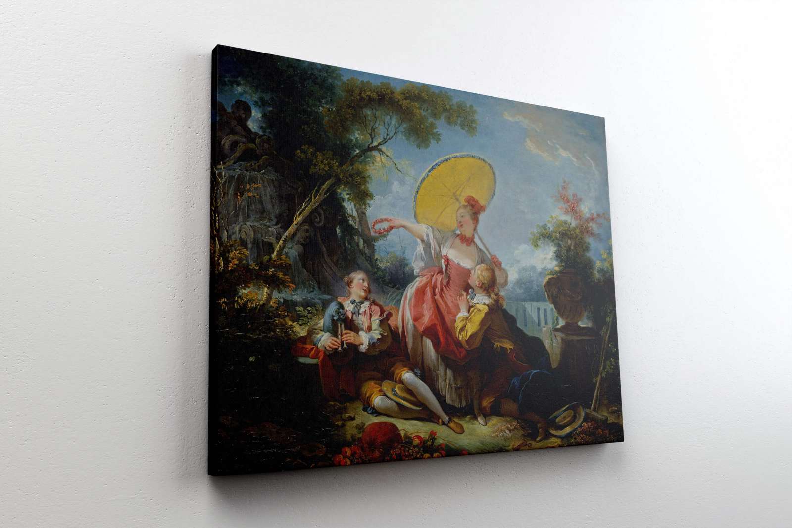Reprodukcija „Muzikinis konkursas“, Jean Honoré Fragonard