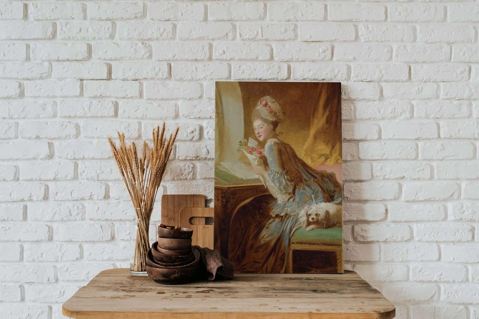 Reprodukcija „Meilės laiškas“, Jean Honoré Fragonard