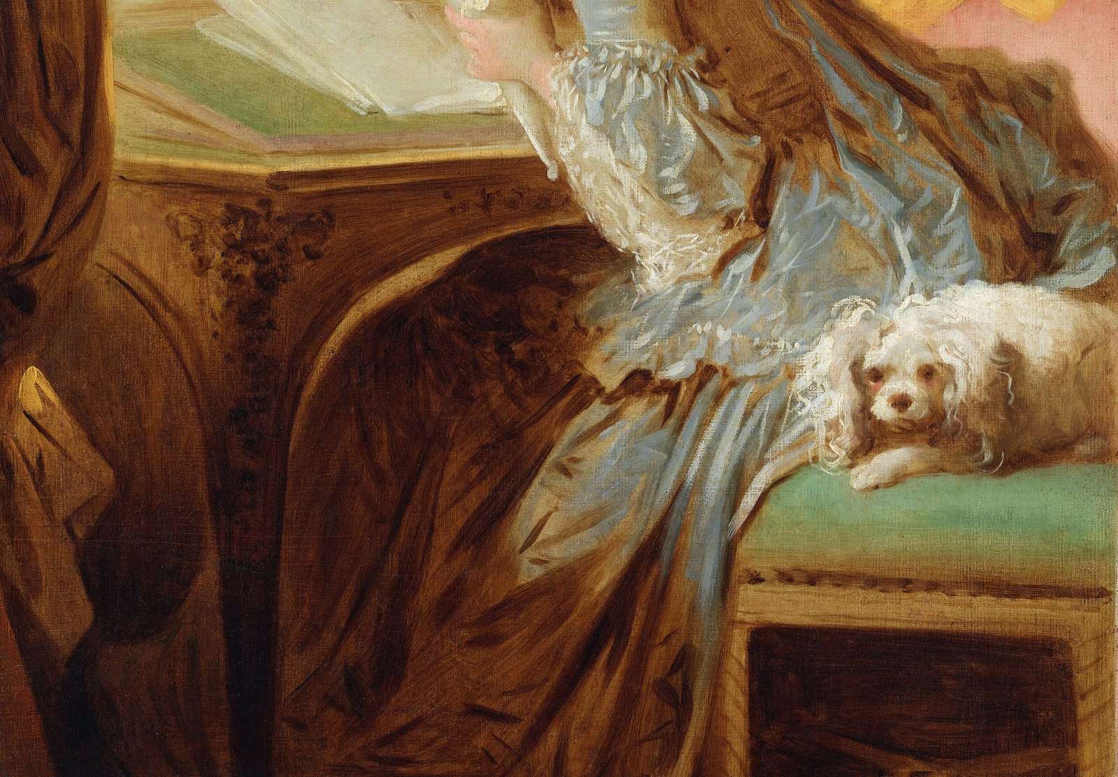 Reprodukcija „Meilės laiškas“, Jean Honoré Fragonard