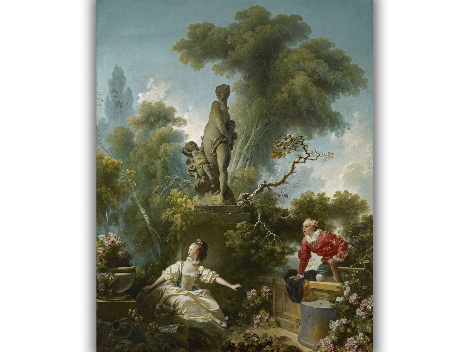 Reprodukcija „Prisipažinimas meilėje“, Jean Honoré Fragonard (1773)