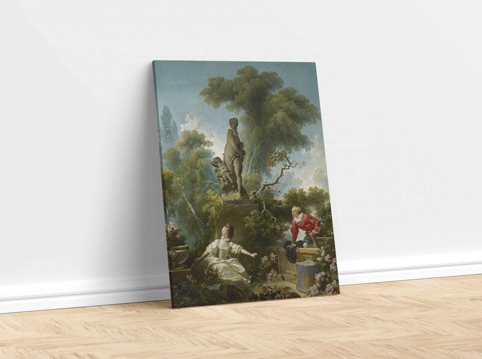 Reprodukcija „Prisipažinimas meilėje“, Jean Honoré Fragonard (1773)