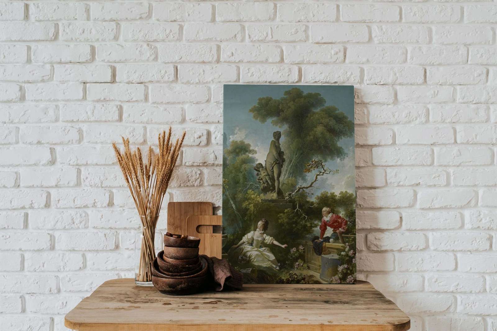 Reprodukcija „Prisipažinimas meilėje“, Jean Honoré Fragonard (1773)