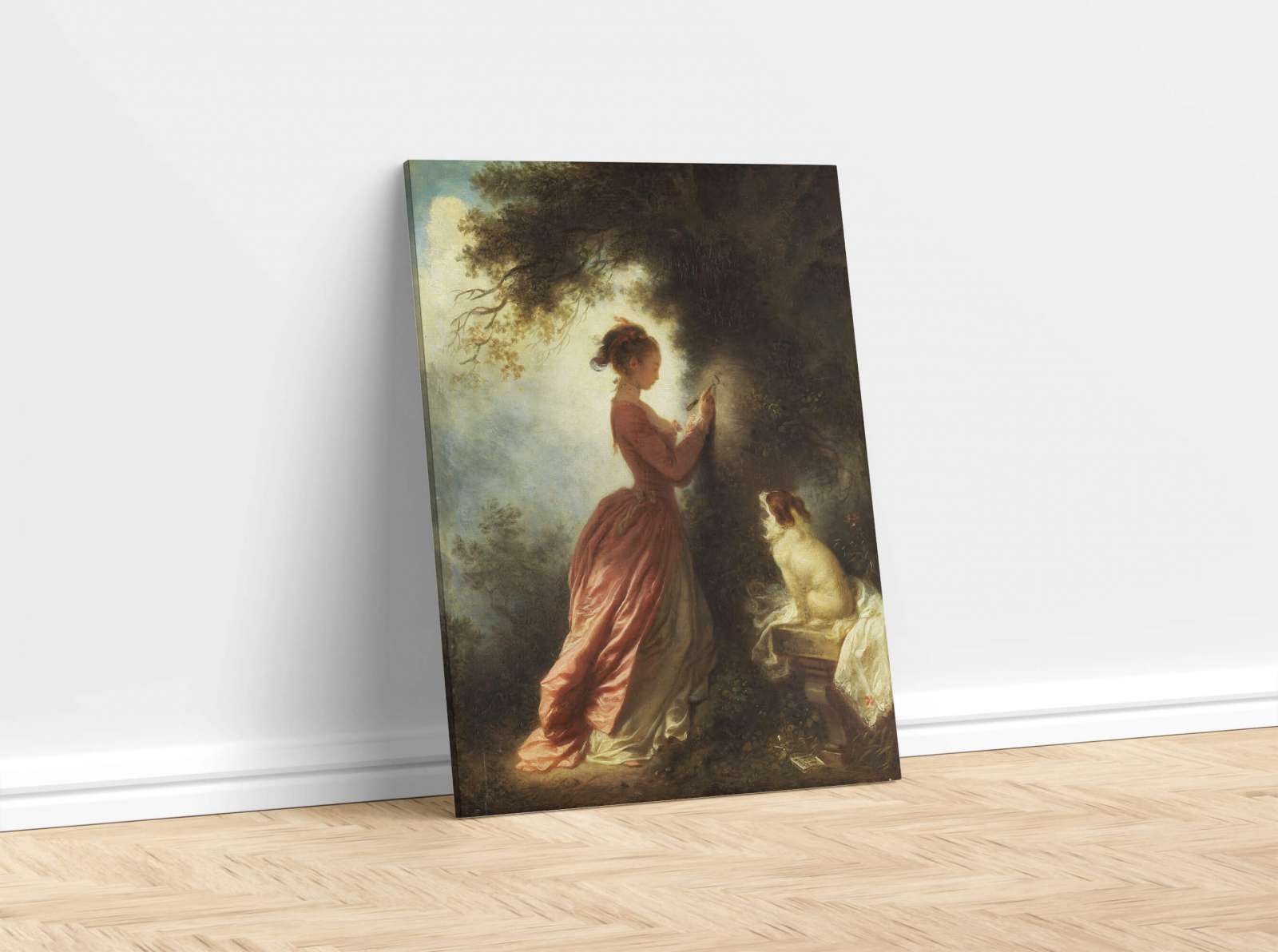 Reprodukcija „Suvenyras“, Jean Honoré Fragonard (1775)