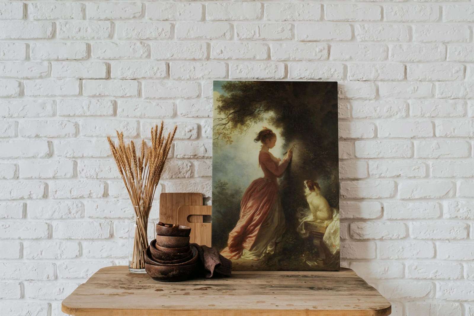 Reprodukcija „Suvenyras“, Jean Honoré Fragonard (1775)