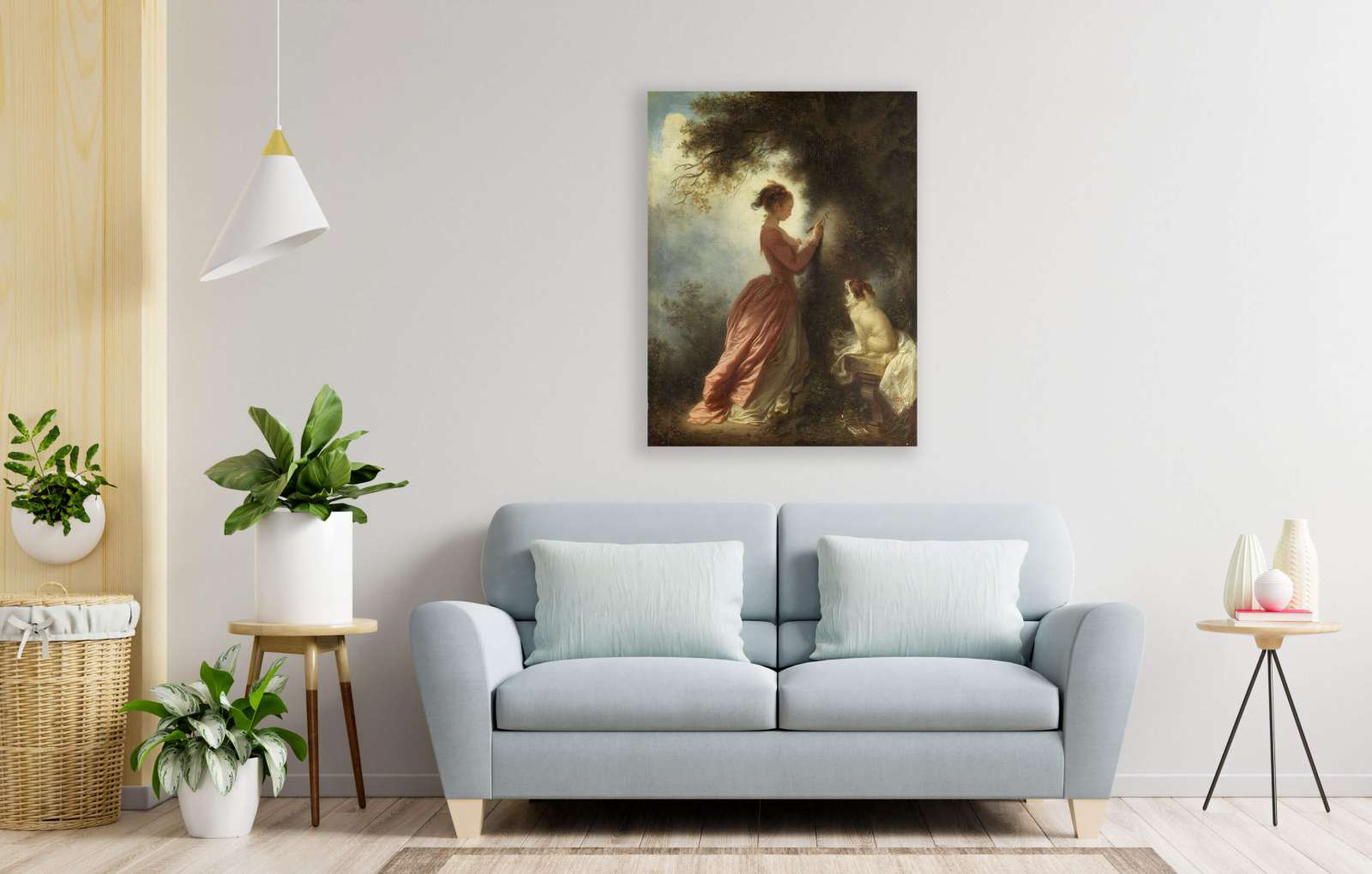 Reprodukcija „Suvenyras“, Jean Honoré Fragonard (1775)