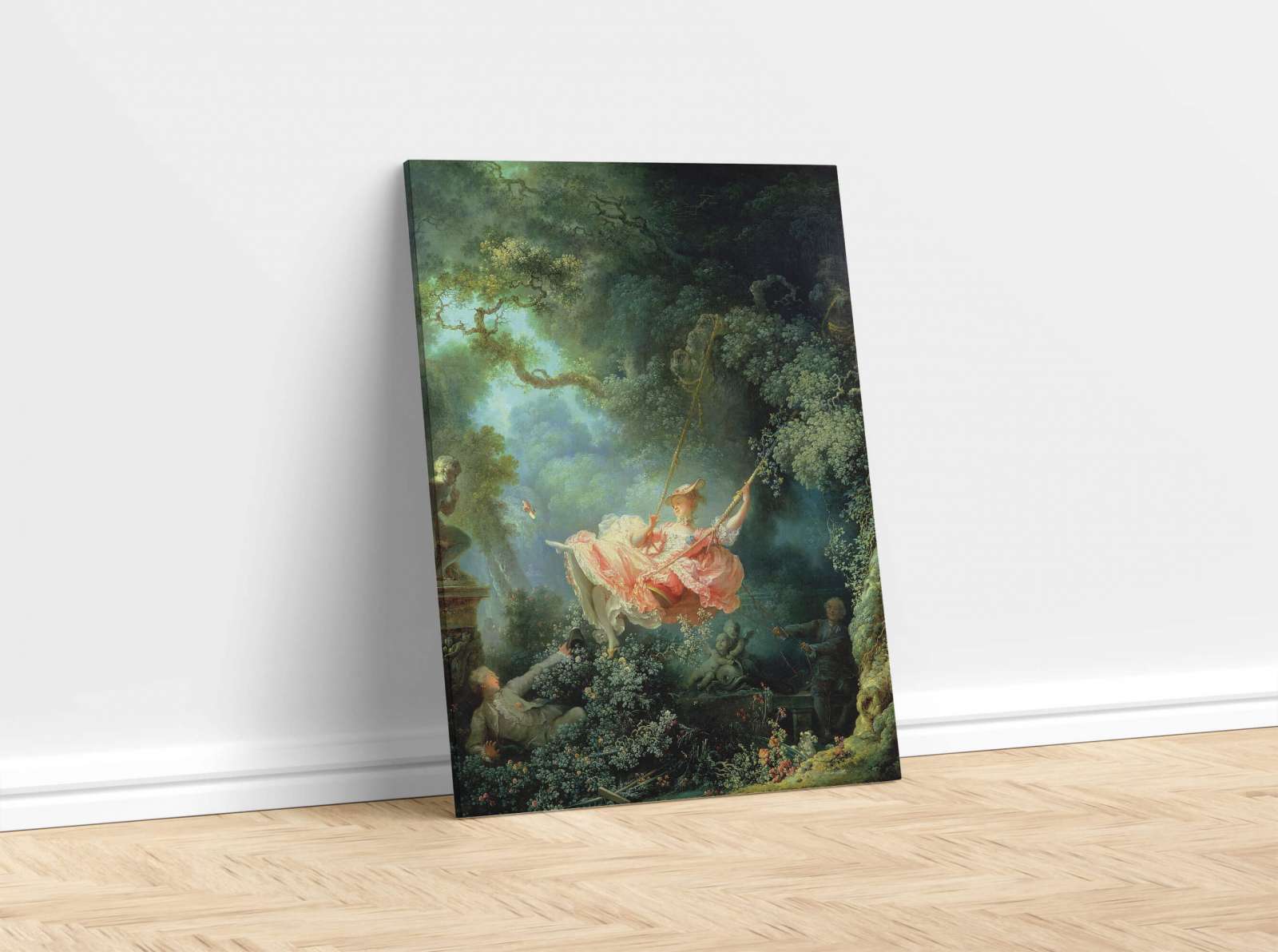 Reprodukcija „Supynės“, Jean Honoré Fragonard (1767)