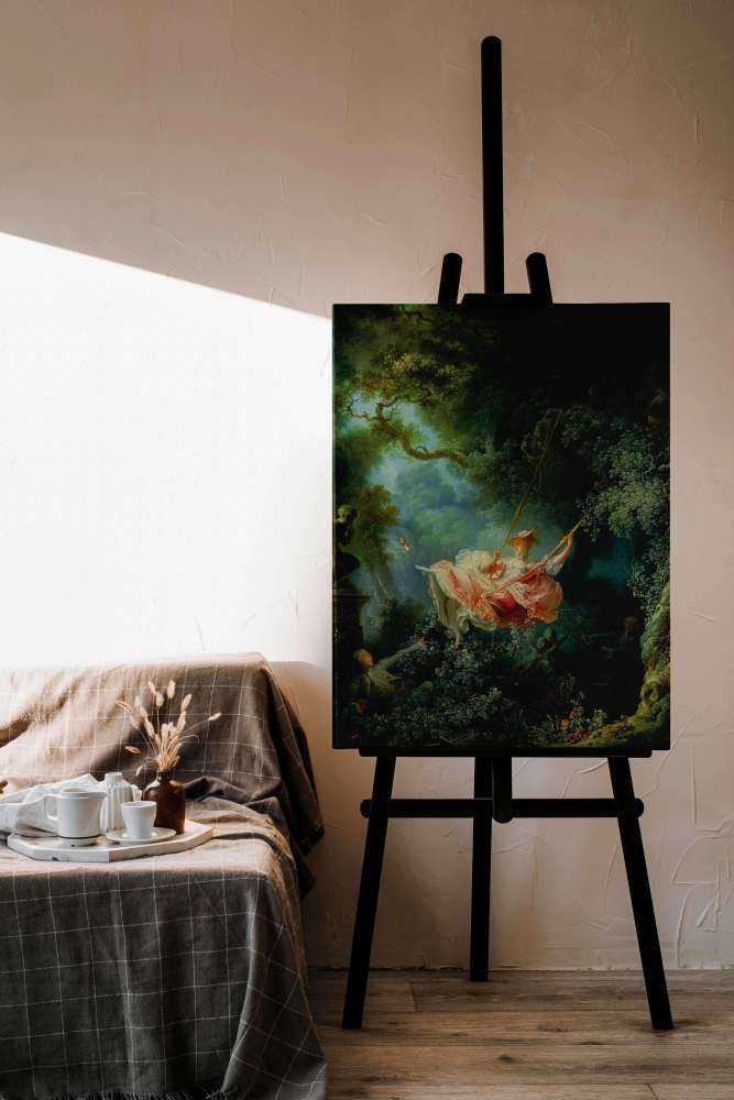 Reprodukcija „Supynės“, Jean Honoré Fragonard (1767)