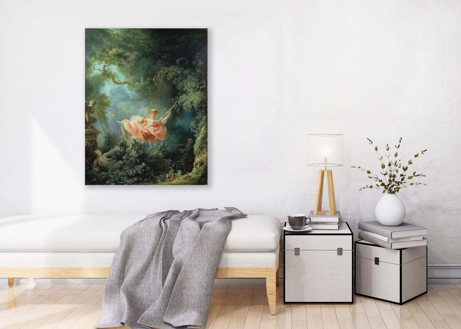 Reprodukcija „Supynės“, Jean Honoré Fragonard (1767)