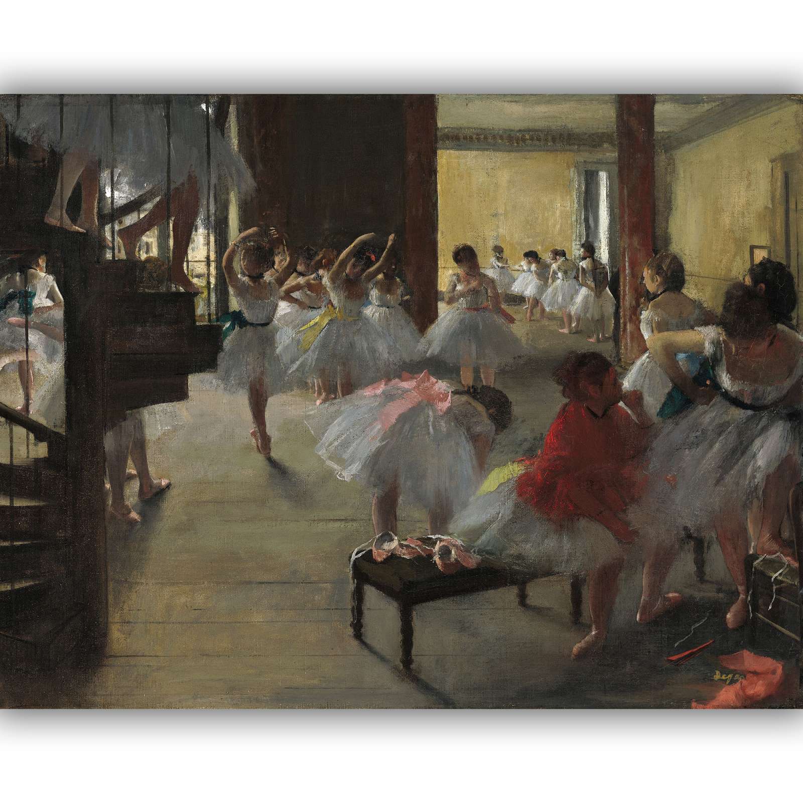 Reprodukcija „Šokių klasė“, Edgar Degas (1873)
