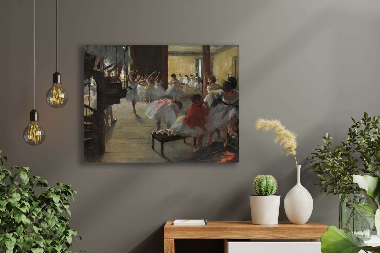 Reprodukcija „Šokių klasė“, Edgar Degas (1873)