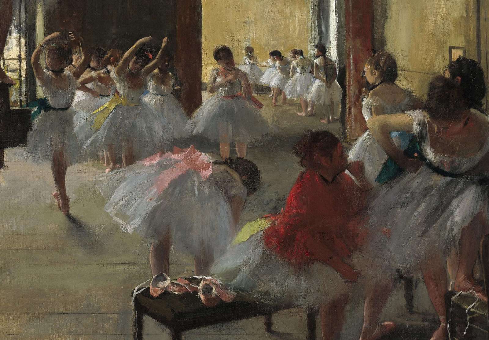 Reprodukcija „Šokių klasė“, Edgar Degas (1873)