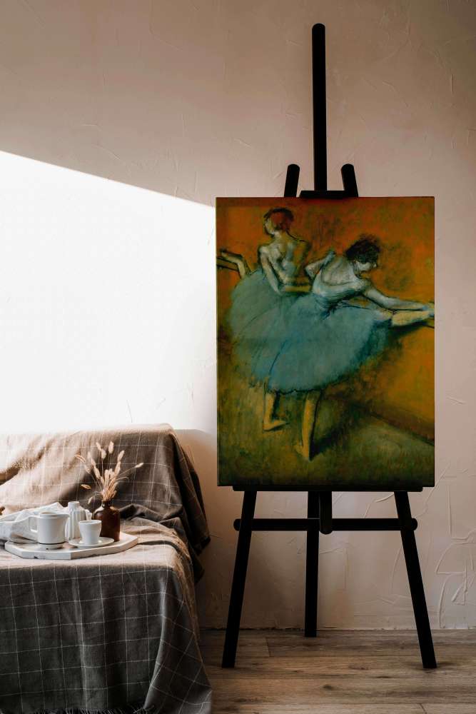 Reprodukcija „Šokėjos prie stovo“, Edgar Degas