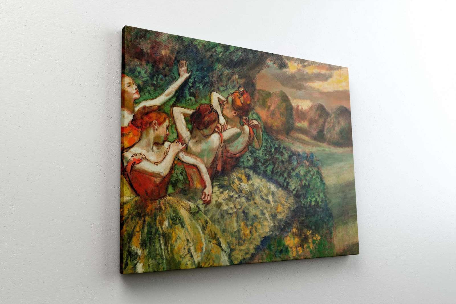 Reprodukcija „Keturios šokėjos“, Edgar Degas (1899)