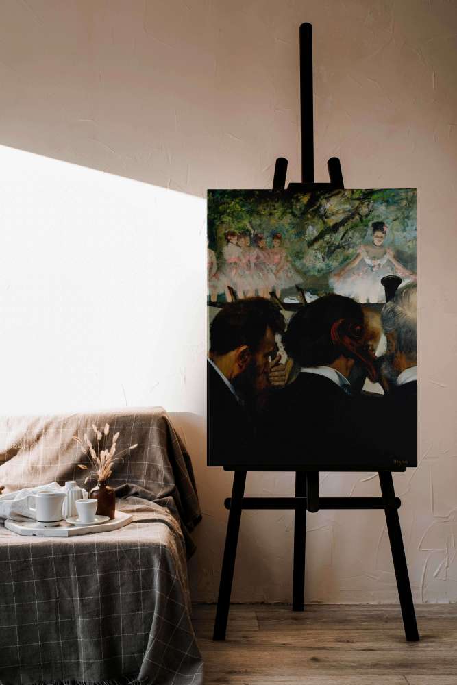 Reprodukcija „Orkestro muzikantai“, Edgar Degas (1872)