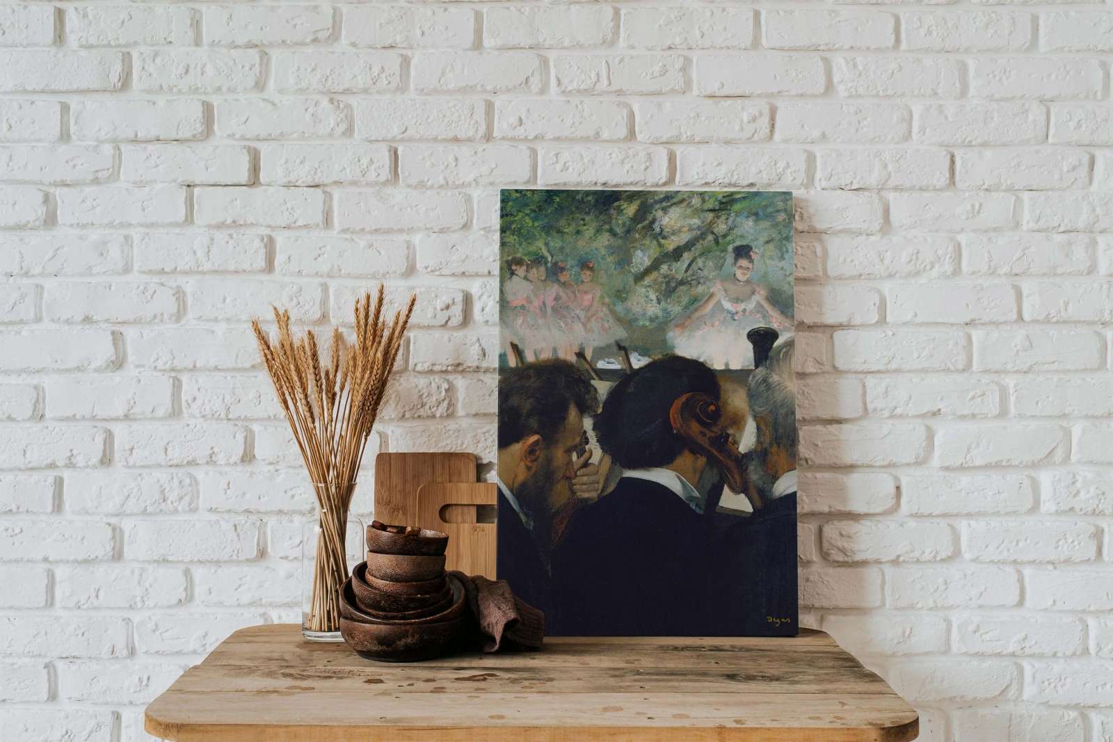 Reprodukcija „Orkestro muzikantai“, Edgar Degas (1872)