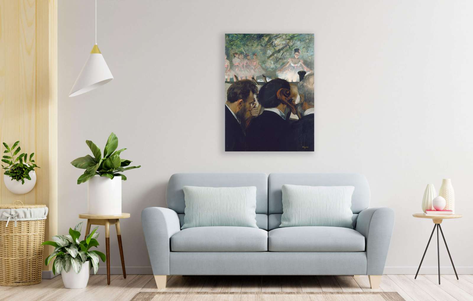 Reprodukcija „Orkestro muzikantai“, Edgar Degas (1872)