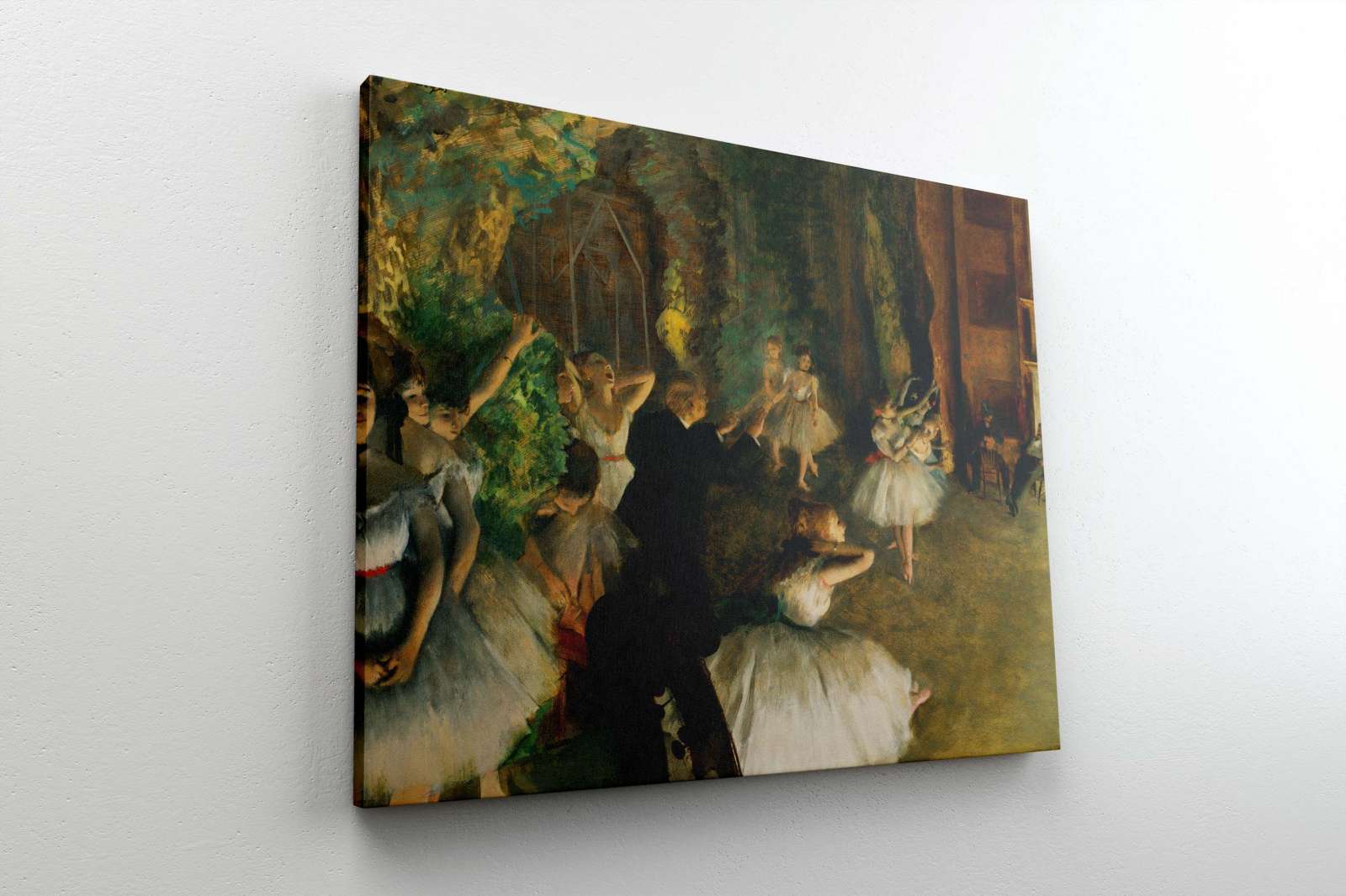 Reprodukcija „Baleto repeticija“, Edgar Degas (1874)
