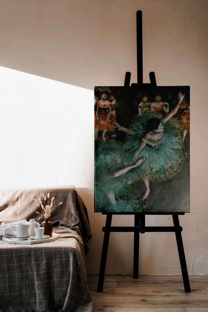 Reprodukcija „Siūbuojanti šokėja“, Edgar Degas (1879)