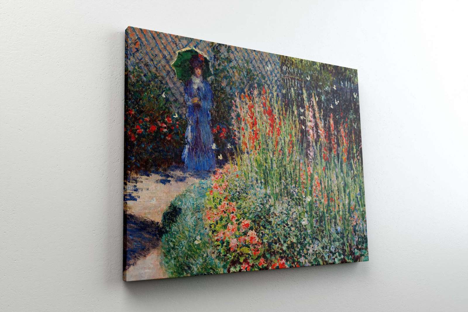 Reprodukcija „Apvali gėlių lysvė“, Claude Monet (1876)