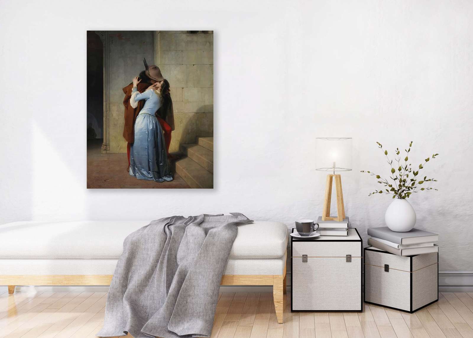 Reprodukcija „Bučinys“, Francesco Hayez