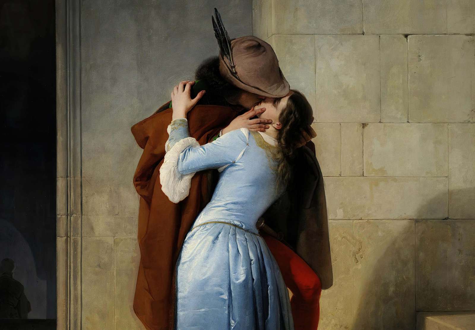 Reprodukcija „Bučinys“, Francesco Hayez