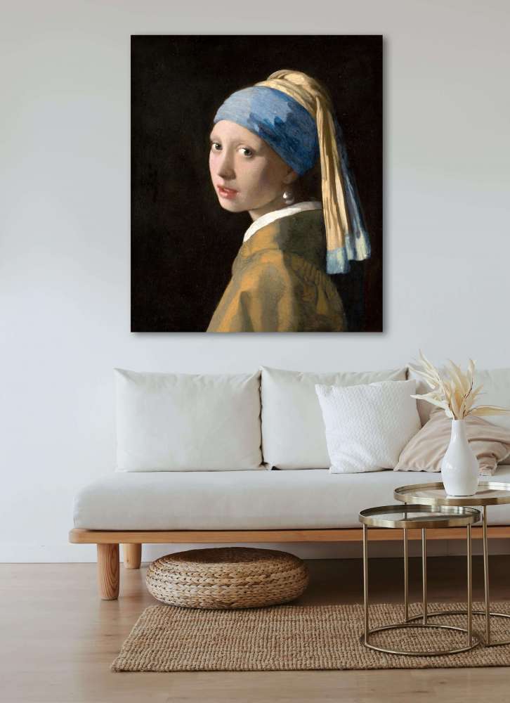 Reprodukcija „Mergina su perlo auskaru“, Johannes Vermeer