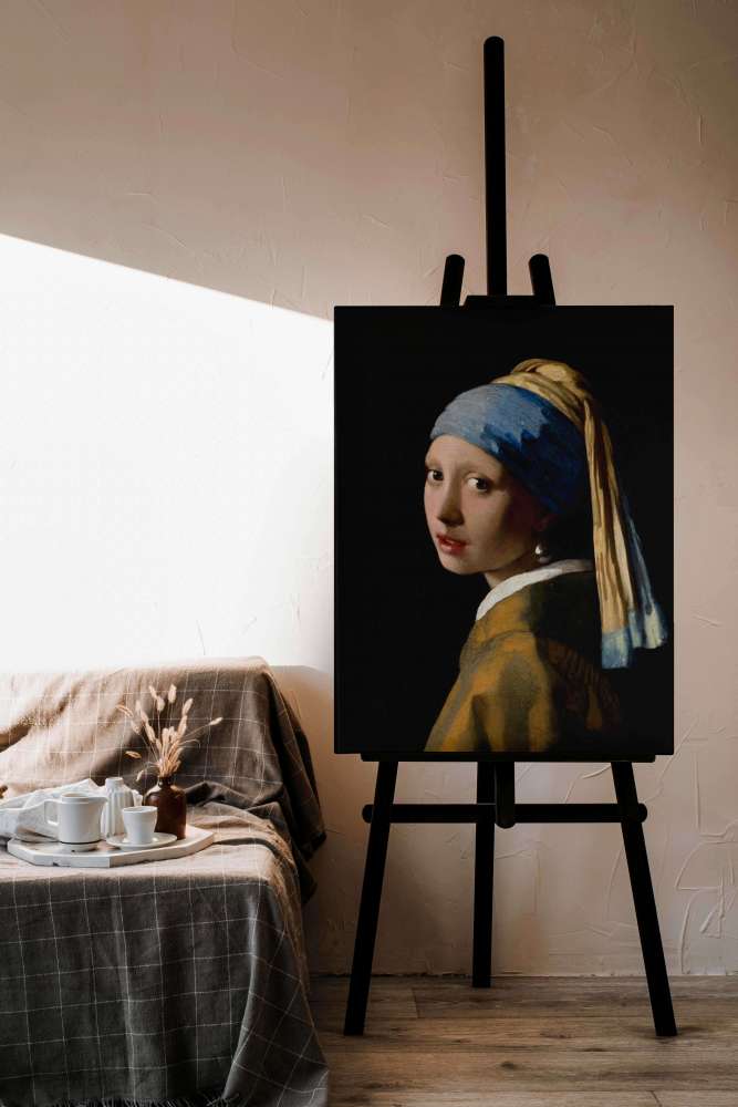 Reprodukcija „Mergina su perlo auskaru“, Johannes Vermeer