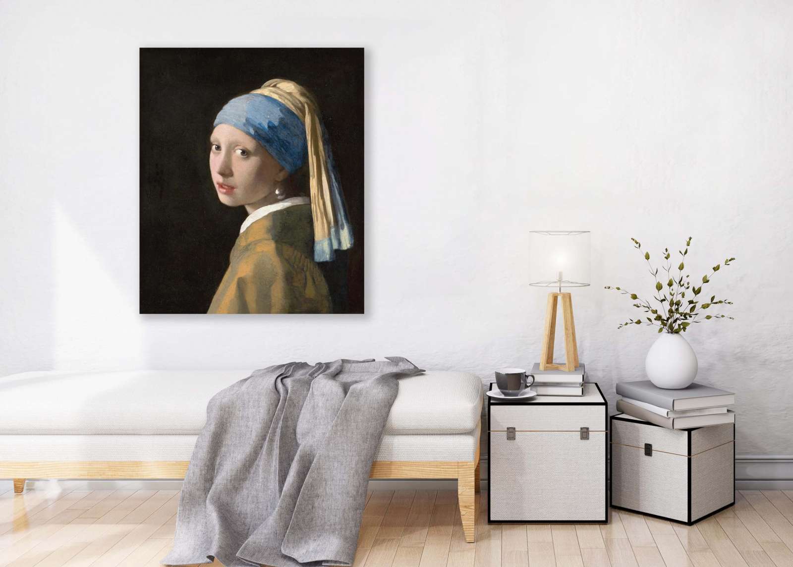 Reprodukcija „Mergina su perlo auskaru“, Johannes Vermeer