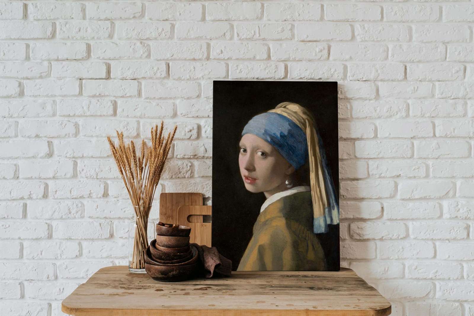 Reprodukcija „Mergina su perlo auskaru“, Johannes Vermeer
