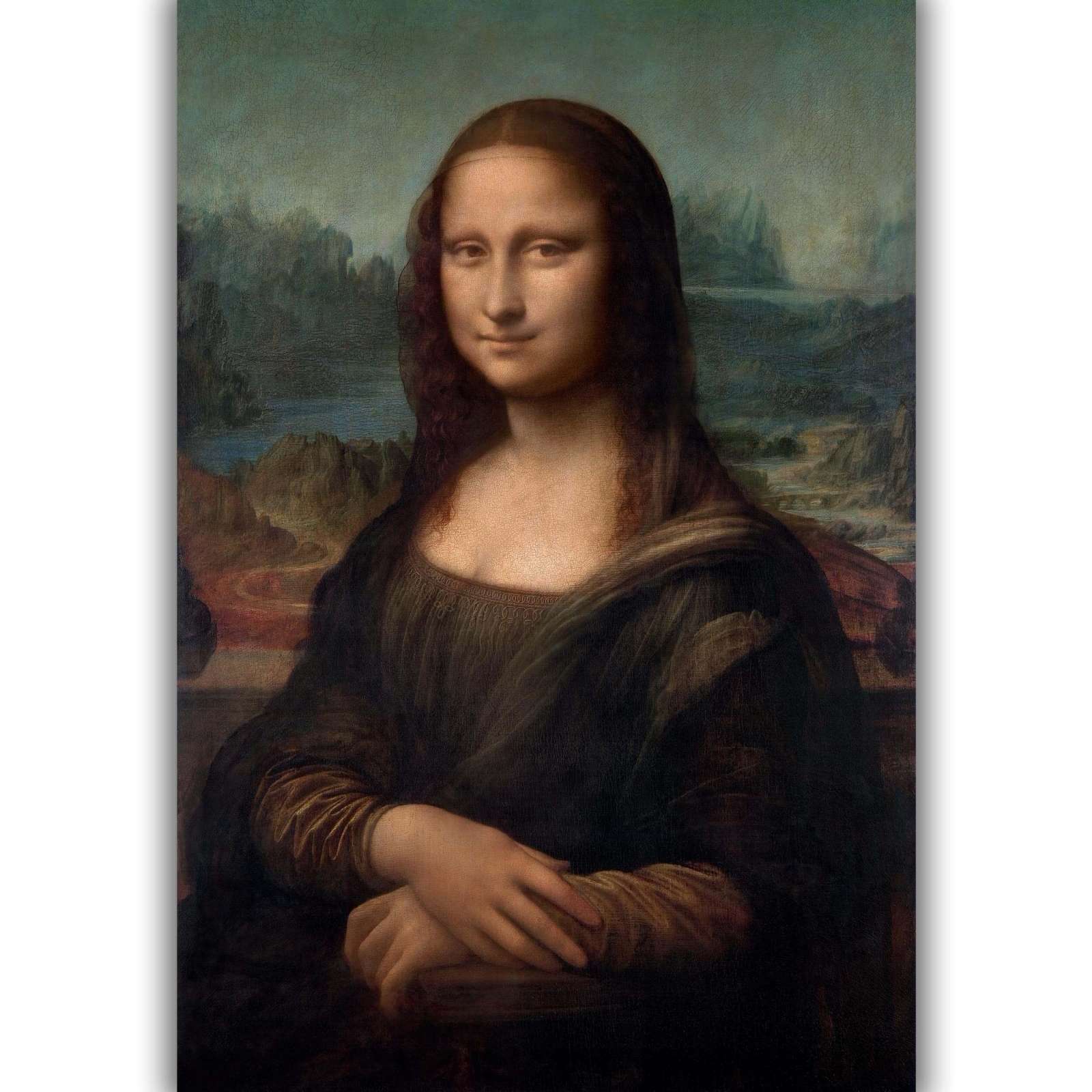 Reprodukcija „Mona Liza“, Leonardo da Vinci