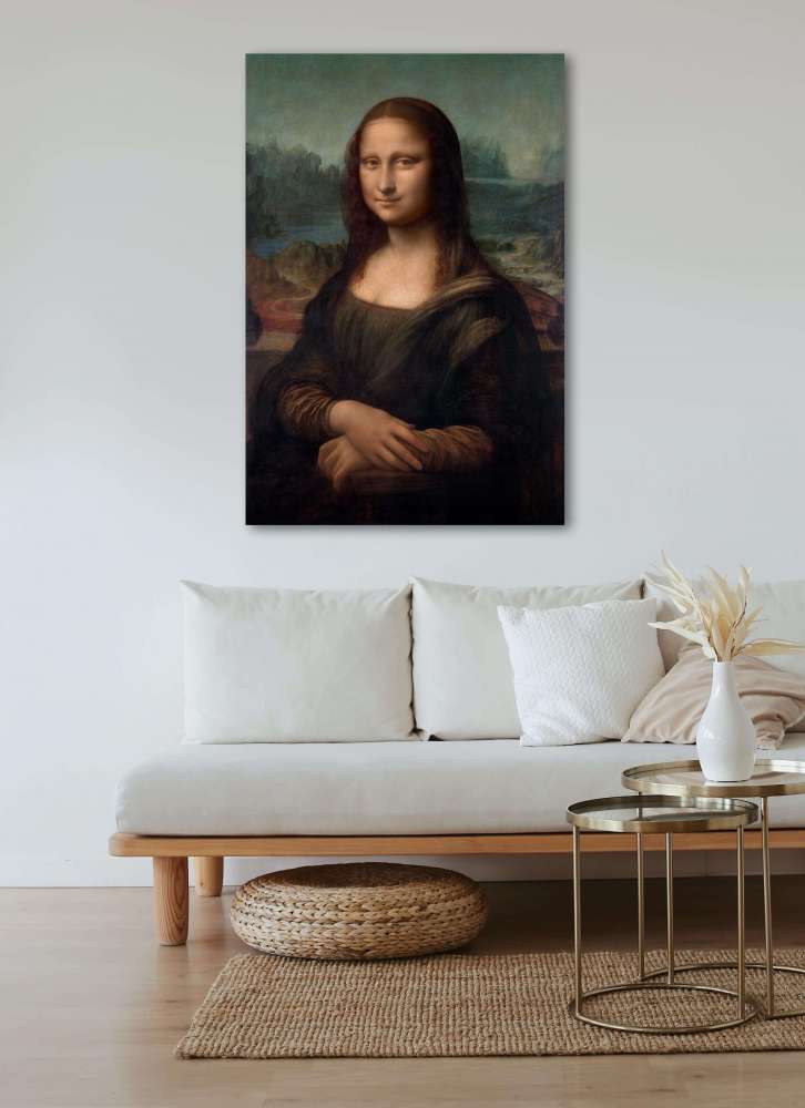 Reprodukcija „Mona Liza“, Leonardo da Vinci