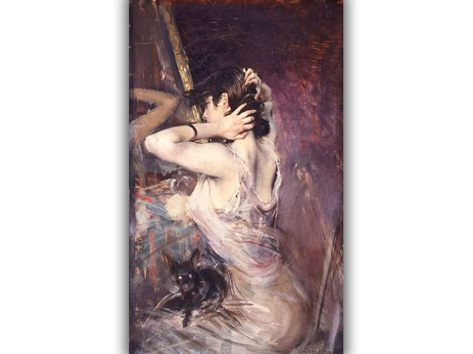 Reprodukcija „La Toilette“, Giovanni Boldini
