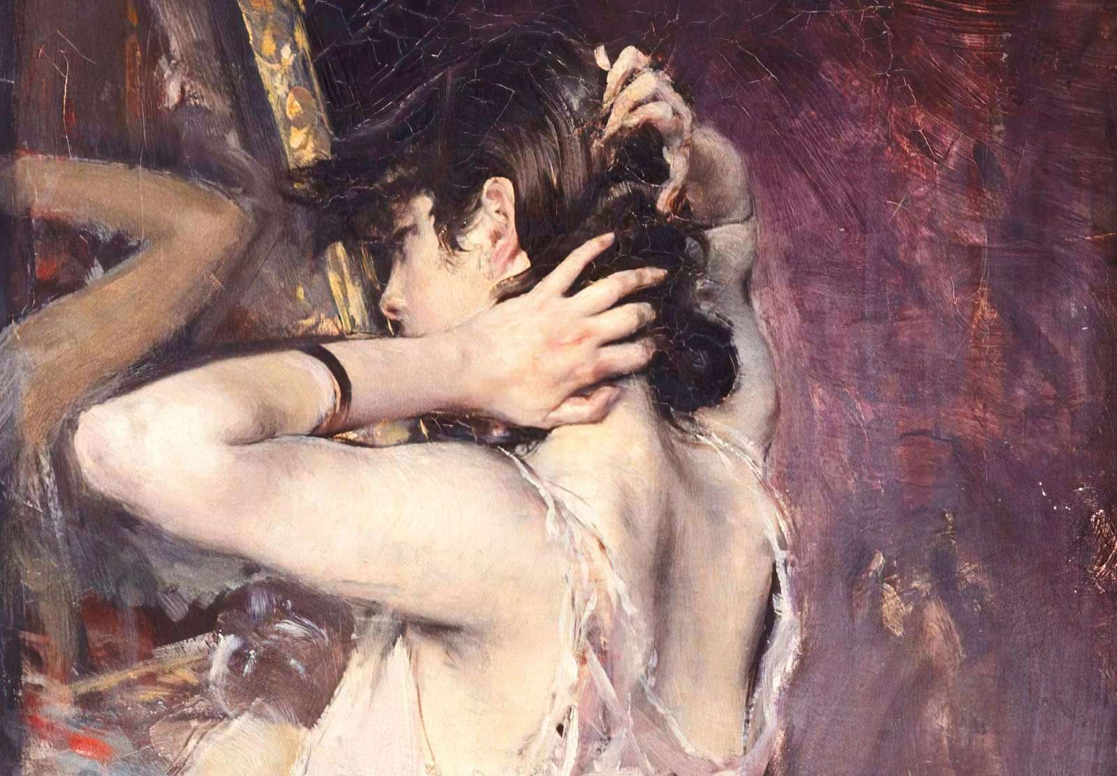 Reprodukcija „La Toilette“, Giovanni Boldini