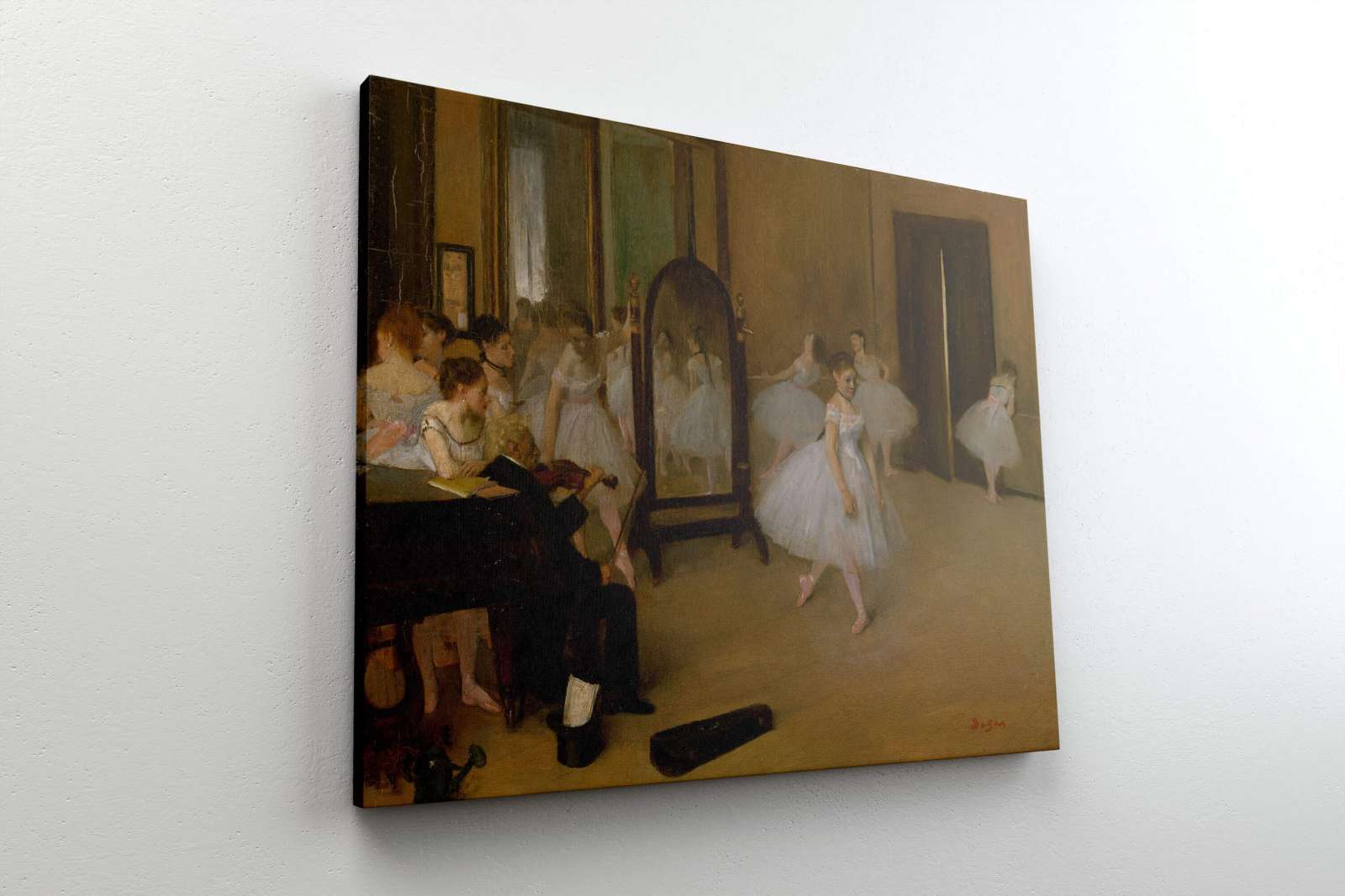 Reprodukcija „Baleto klasė“, Edgar Degas (1870)