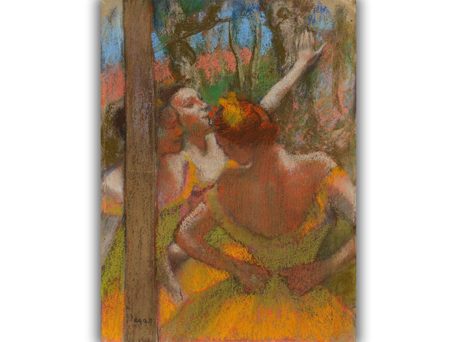 Reprodukcija „Šokėjos“, Edgar Degas (1896)