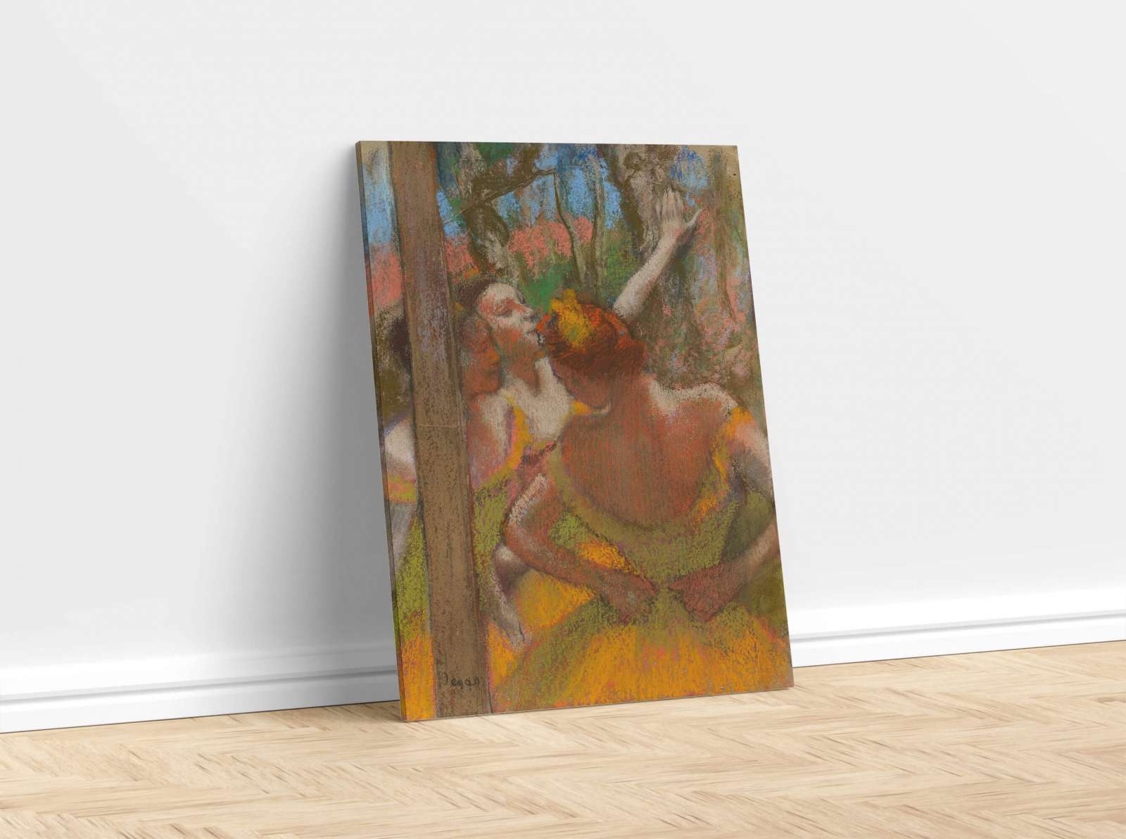 Reprodukcija „Šokėjos“, Edgar Degas (1896)
