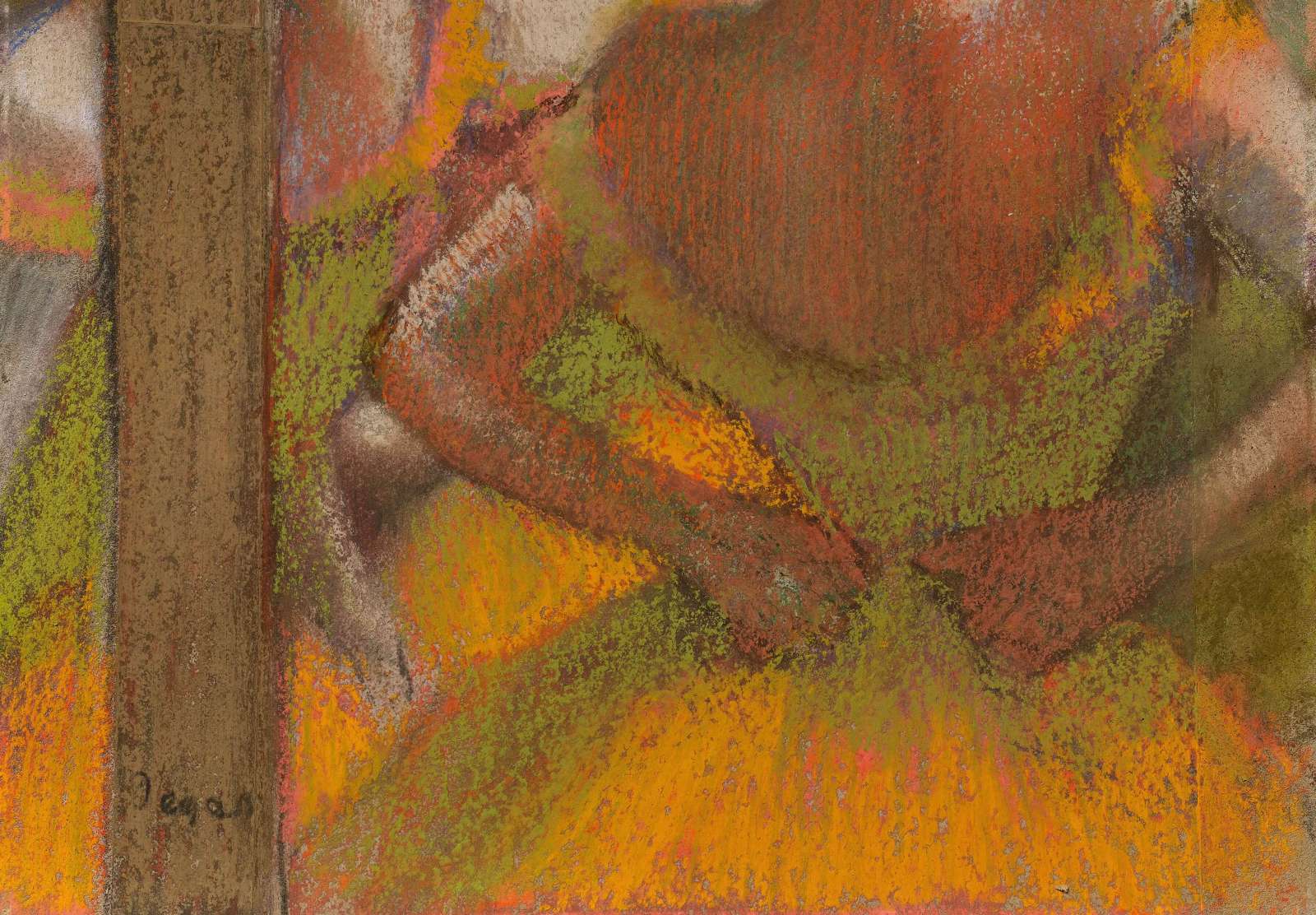 Reprodukcija „Šokėjos“, Edgar Degas (1896)