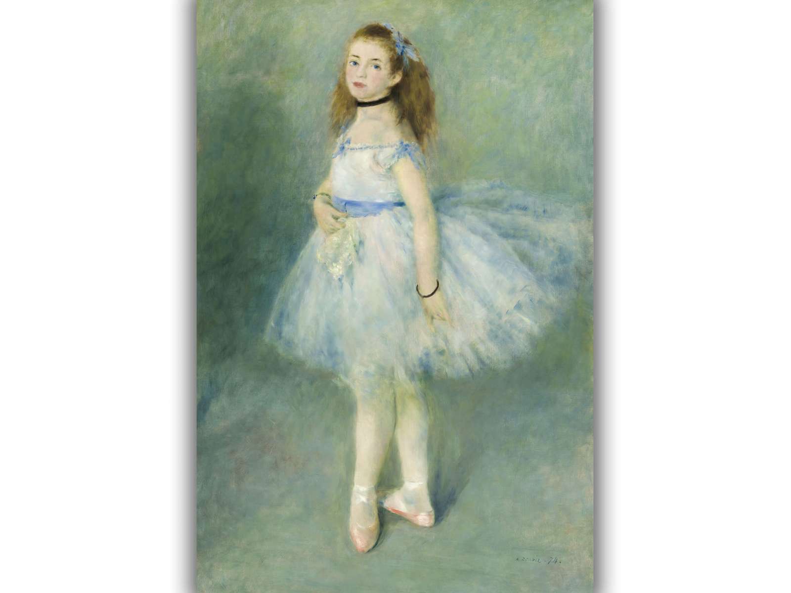 Reprodukcija „Šokėja“, Pierre Auguste Renoir (1874)